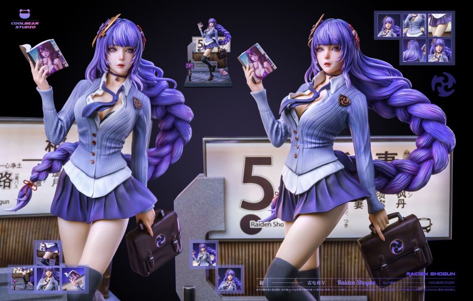 ﹝代購﹞GK Coolbear酷熊﹝原神﹞制服少女-雷電 