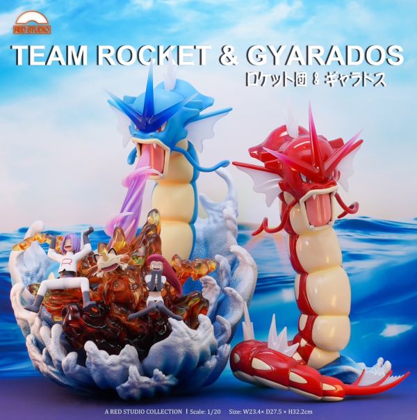 ﹝代購﹞GK  RED﹝精靈寶可夢﹞名場面系列 火箭隊與暴鯉龍 