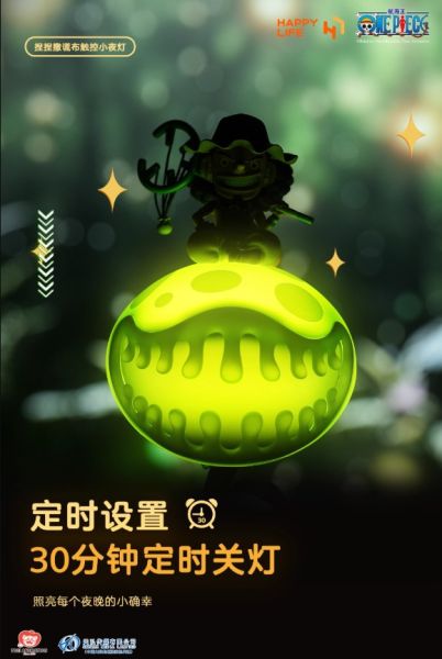 ﹝預購﹞GK  HAPPY LIFE﹝海賊王﹞捏捏撒謊布觸控小夜燈 