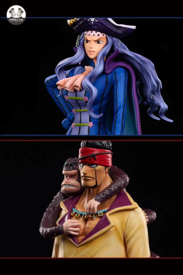 ﹝代購﹞GK  克隆人﹝海賊王﹞白鬍子團船長系列第3彈 游騎士多瑪+冰女懷迪貝 