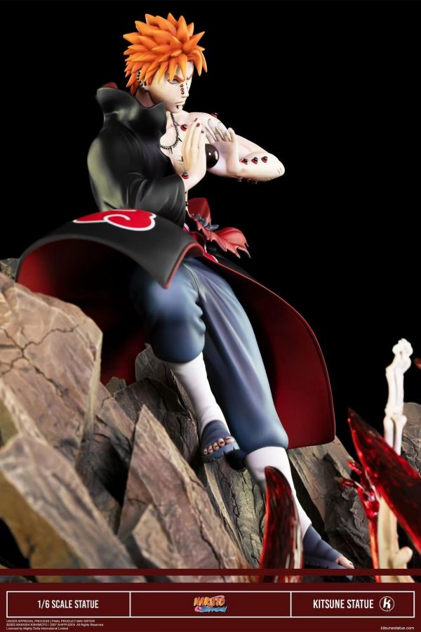 ﹝預購﹞GK   妖狐社﹝火影忍者﹞正版授權 佩恩 地爆天星 VS 鳴人九尾 1/6 雕像 