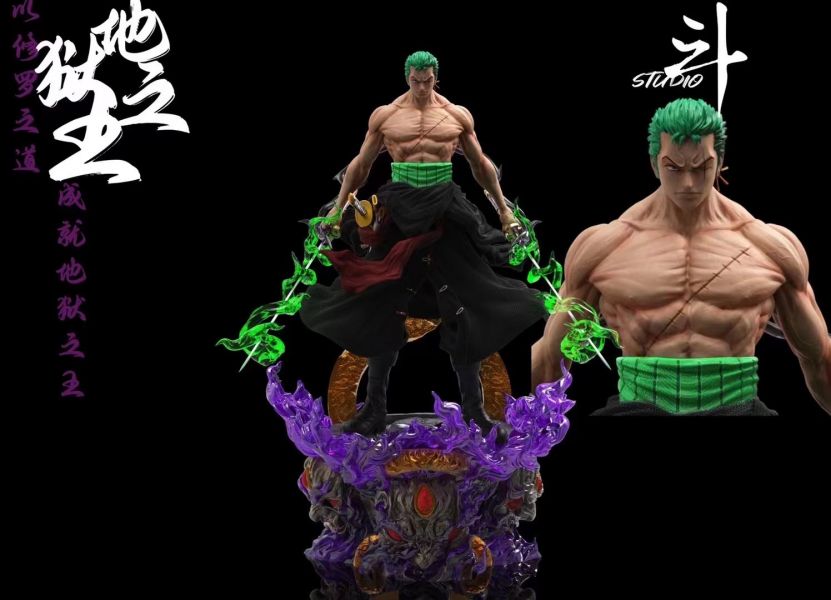 ﹝預購﹞GK   鬥﹝海賊王﹞門神系列001 雙翼·地獄之王索隆 