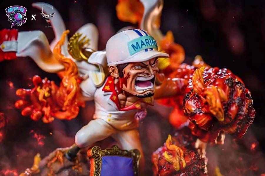 ﹝預購﹞GK  噴壺兒&EVIL﹝海賊王﹞WCF三大將第一彈~赤犬 