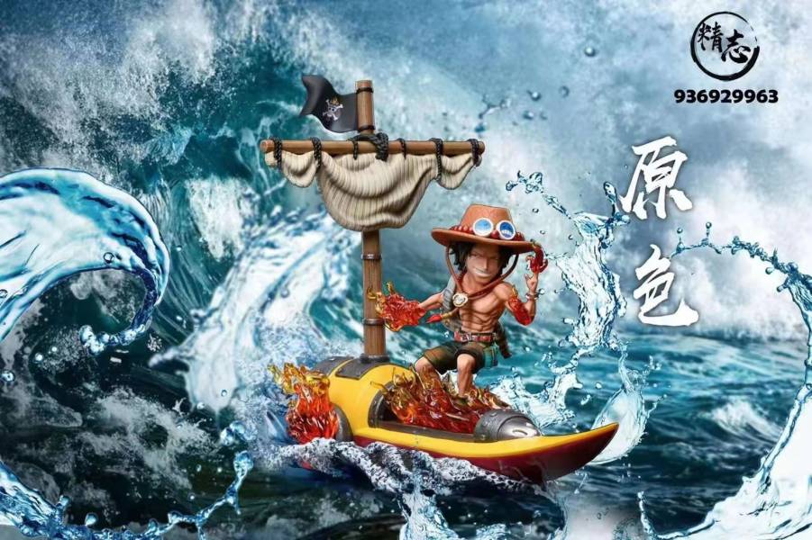 ﹝預購﹞GK  精志﹝海賊王﹞海賊熱門人物小雕像002艾斯 
