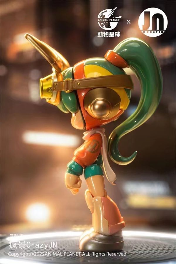﹝預購﹞GK   動物星球X瘋景CrazyJN﹝原創﹞正版授權 JNROBO系列— TOPUPU機器人【派件員】 