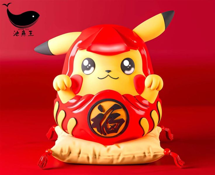 ﹝代購﹞GK  池魚王﹝精靈寶可夢﹞達摩皮卡丘 招財納福 