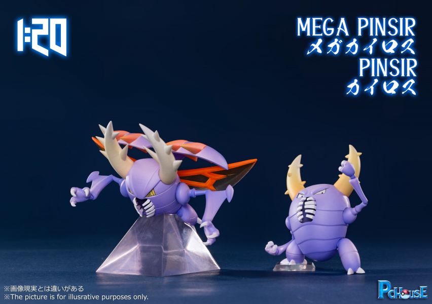 ﹝預購﹞GK  PC小屋﹝精靈寶可夢﹞圖鑑系列 Mega補全 凱羅斯&赫拉克羅斯 