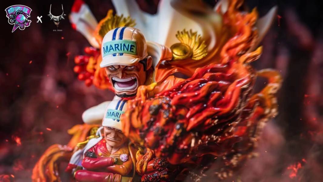 ﹝預購﹞GK  噴壺兒&EVIL﹝海賊王﹞WCF三大將第一彈~赤犬 