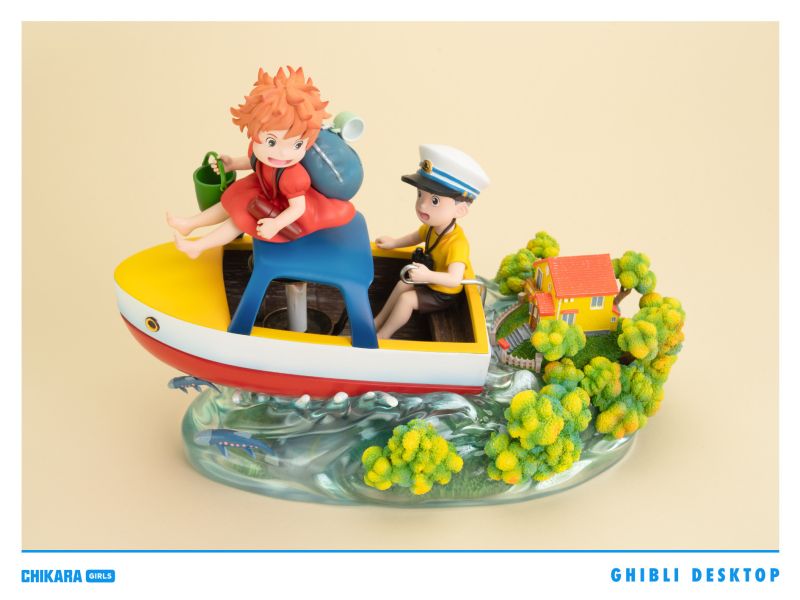 ﹝預購﹞GK CHIKARA﹝宮崎駿﹞宮騎駿吉卜力桌面系列 懸崖上的金魚姬 