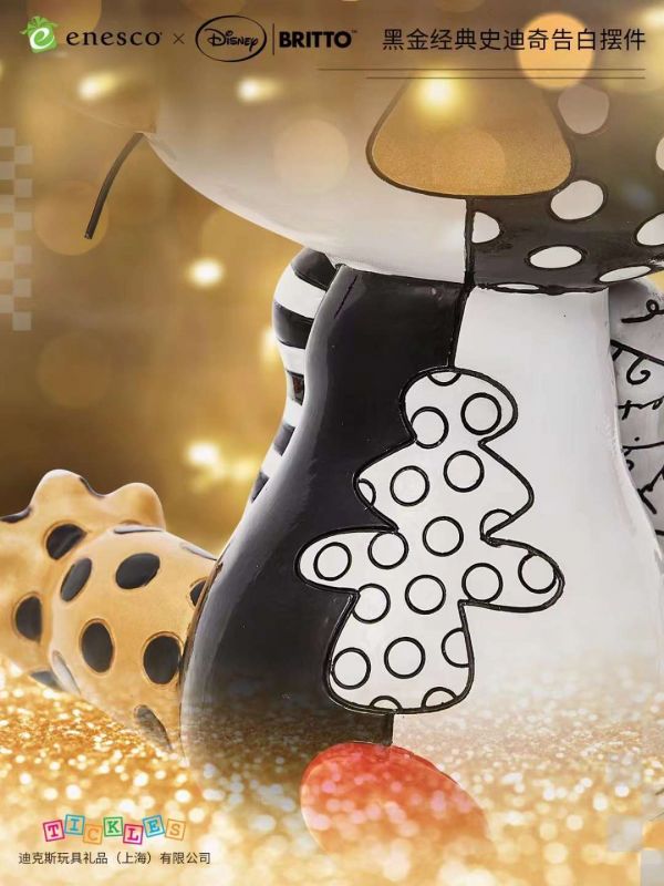 ﹝預購﹞GK  Enesco ﹝迪士尼﹞正版授權 黑金米奇夢想＆黑金史迪奇告白 