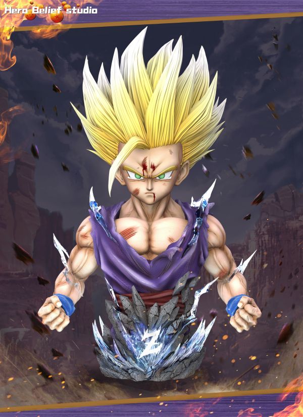 ﹝代購﹞GK  hero belief﹝七龍珠﹞龍珠 z 超二悟飯 1/1半身像 