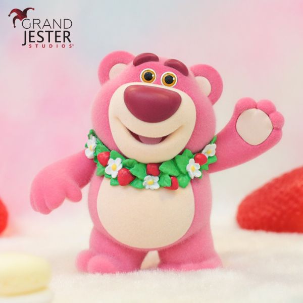 ﹝現貨﹞正版授權 Enesco 毛茸茸熊抱哥 草莓熊 公仔系列-揮揮手 