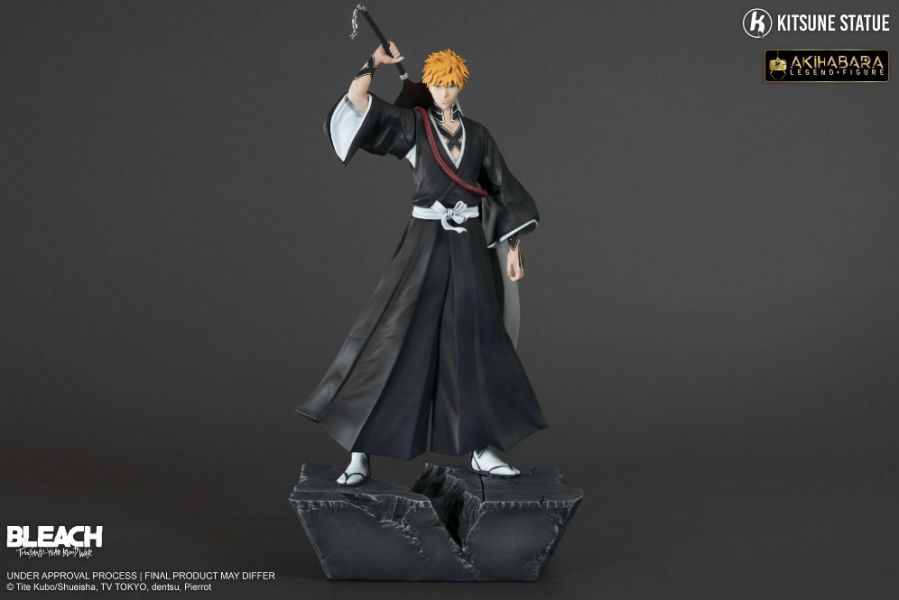 ﹝代購﹞PVC  妖狐社 Kitsune Statue ﹝死神﹞死神 BLEACH 境·界 正版授權 黑崎一護 1/8比例 