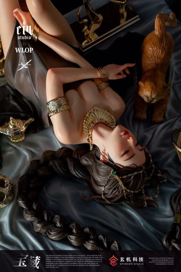 ﹝代購﹞GK  EinStudio+WLOP﹝鬼刀﹞ 正版授權 “鬼刀·蝶舞” 第二款限量藝術雕像《寶藏》 