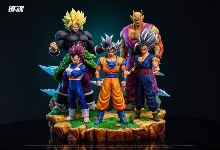 ﹝代購﹞GK   鑄魂﹝七龍珠﹞第七宇宙 超戰士 （悟空、貝吉塔、悟飯、比克、布羅利） 