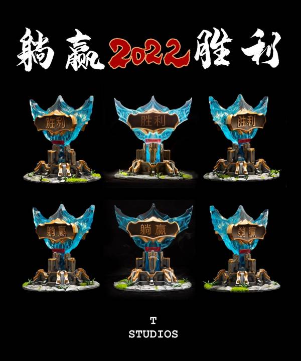 ﹝預購﹞GK   ﹝英雄聯盟﹞MOBA遊戲 101勝利 主水晶雕像 雙面 帶燈 