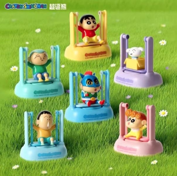 ﹝現貨﹞蠟筆小新 太陽能鞦韆系列盲盒 