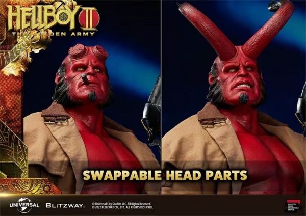 ﹝預購﹞GK   Blitzway﹝地獄怪客﹞正版授權 1/4 Hell Boy II Golden Army 地獄男爵 BW-SS-21301 