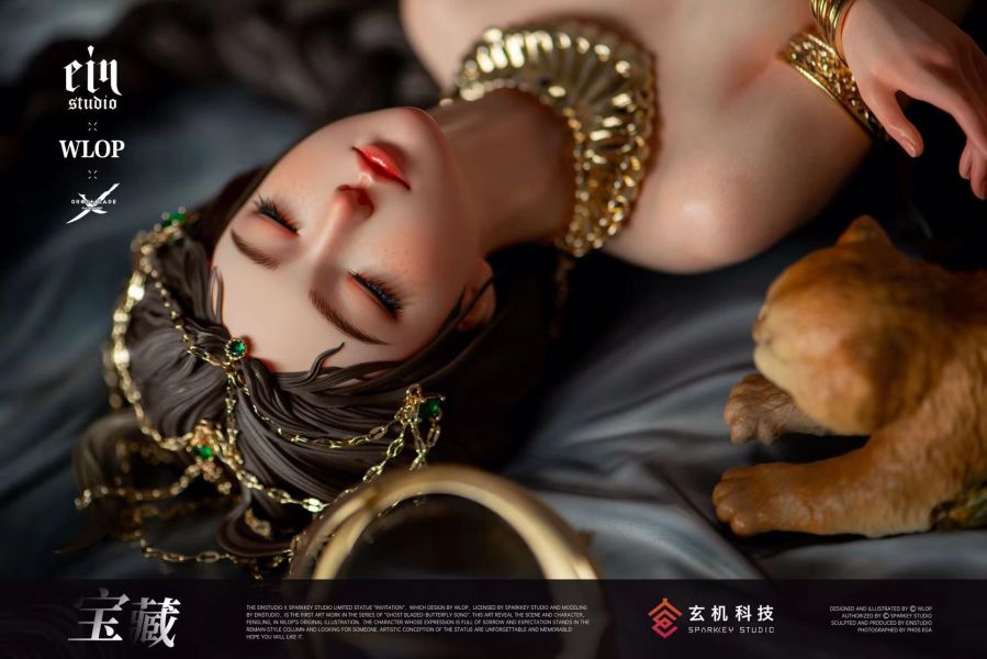 ﹝代購﹞GK  EinStudio+WLOP﹝鬼刀﹞ 正版授權 “鬼刀·蝶舞” 第二款限量藝術雕像《寶藏》 