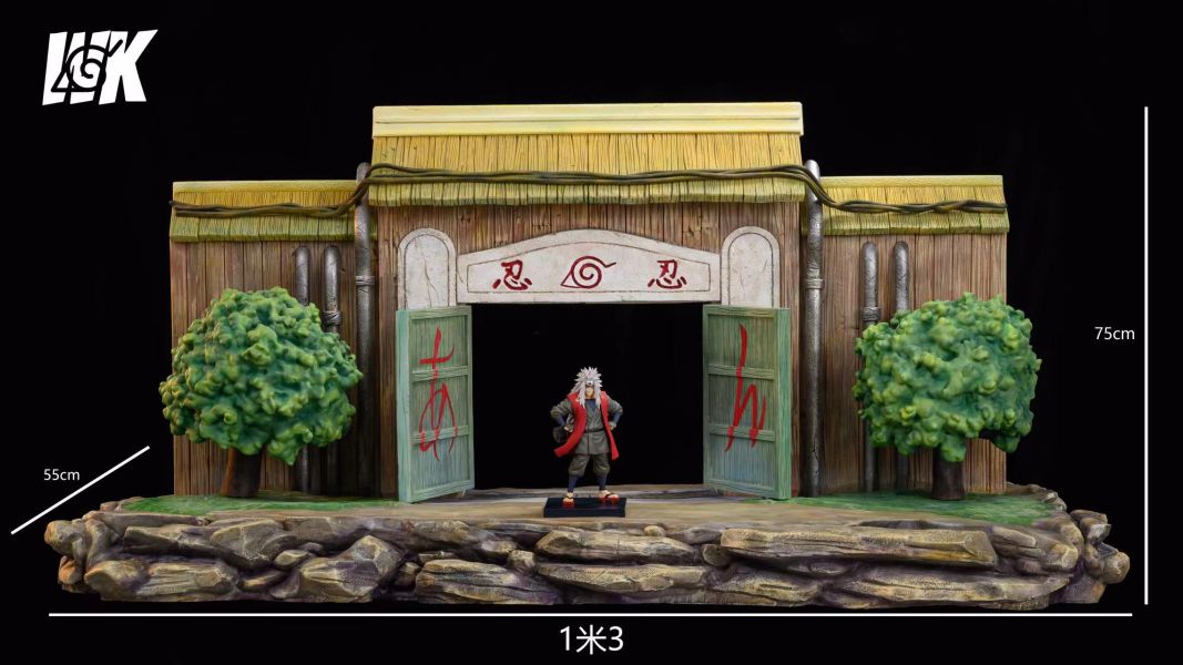 ﹝預購﹞GK   WK﹝火影忍者﹞經典場景 - 木葉村大門(不含人物) 