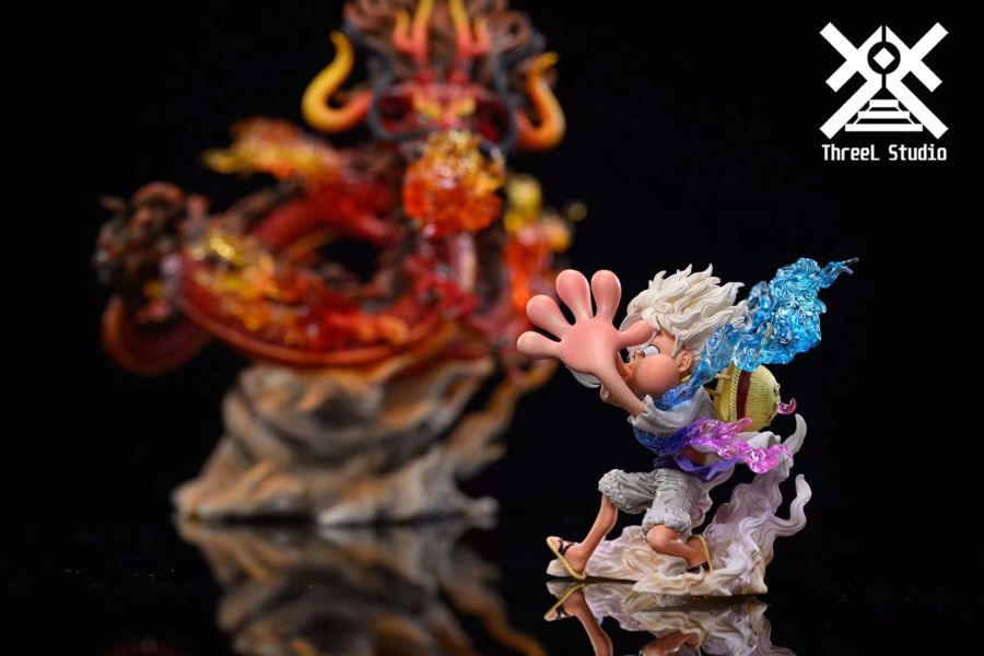 ﹝代購﹞GK ThreeL Studio﹝海賊王﹞桌擺系列第五款_燙手路飛  火龍凱多 