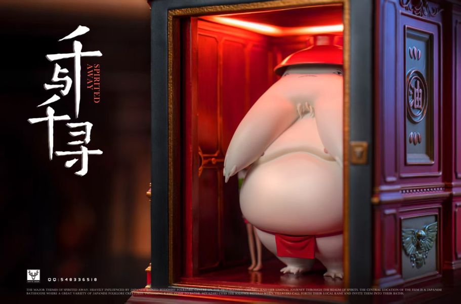 ﹝預購﹞GK 白鹿﹝宮崎駿﹞桌面款 千尋與蘿卜神 