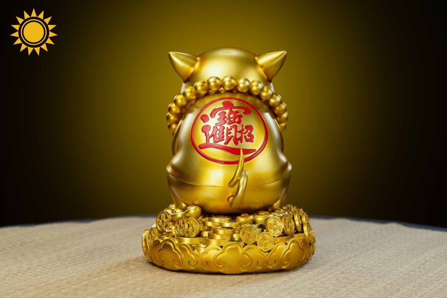﹝預購﹞GK 太陽模玩﹝火影忍者﹞火影綱手豚豚豬  招財小豬 