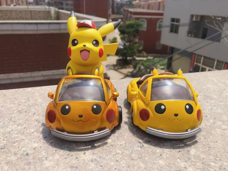﹝預購﹞GK  sun﹝精靈寶可夢﹞寶可夢汽車皮卡丘汽（電鍍土豪金） 