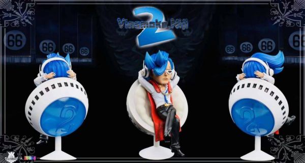﹝現貨﹞GK   Warhead﹝海賊王﹞坐姿文斯莫克家族共鳴 傑爾馬-伊治 WCF比例 