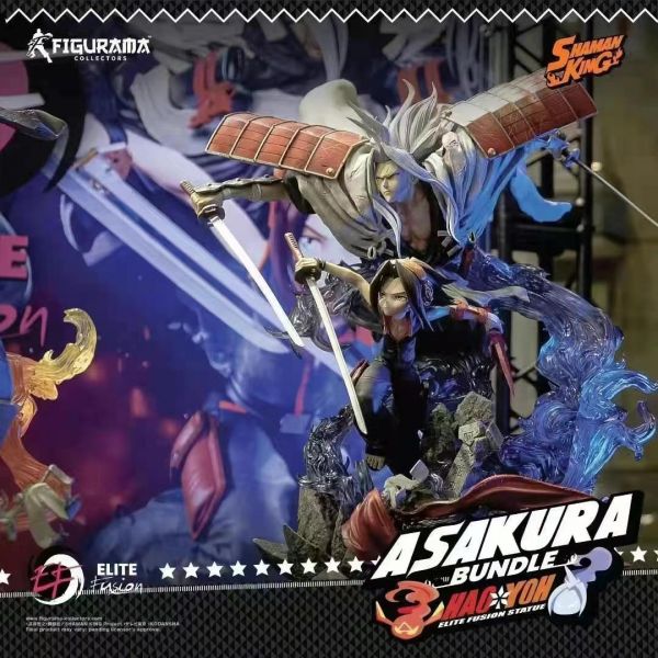 ﹝預購﹞GK Figurama﹝通靈王﹞正版授權 麻倉葉王 VS 麻倉葉 雕像 