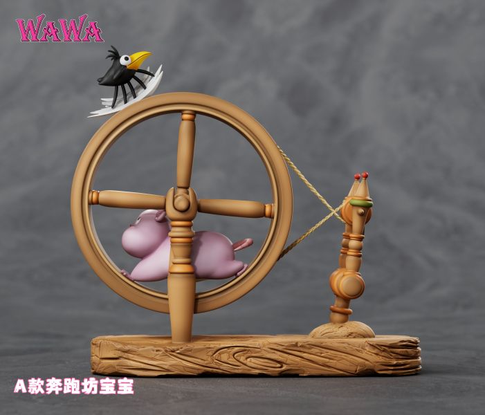 ﹝預購﹞GK  wawa﹝宮崎駿﹞宮崎駿桌面小擺件系類 奔跑坊寶寶 