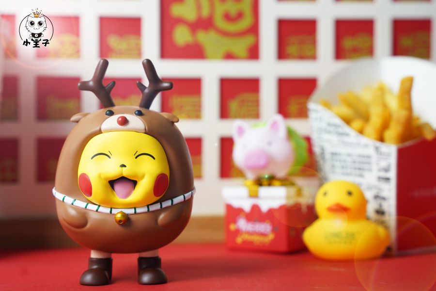 ﹝代購﹞GK  小王子﹝精靈寶可夢﹞潮玩Pikachu系列 第一彈 馴鹿皮 禮盒皮 
