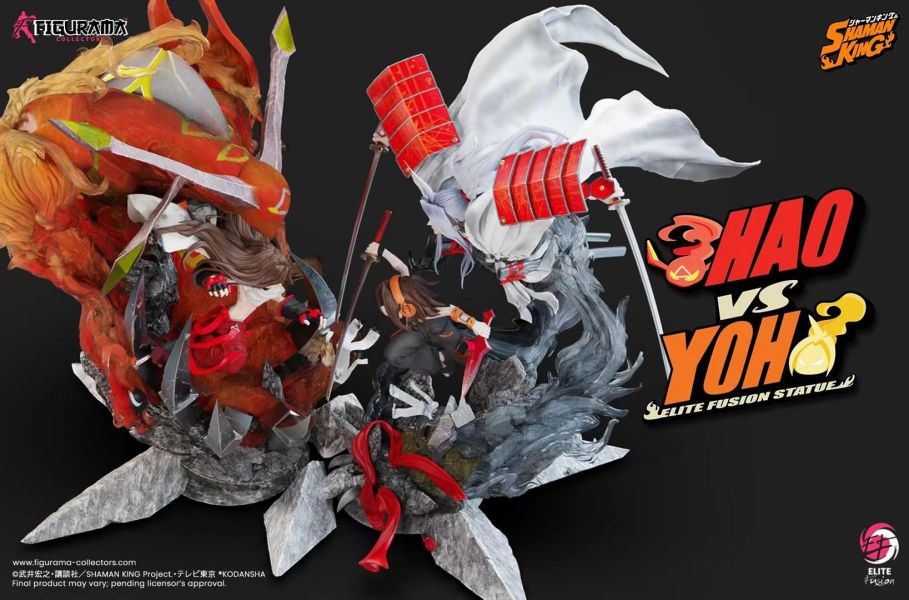 ﹝預購﹞GK Figurama﹝通靈王﹞正版授權 麻倉葉王 VS 麻倉葉 雕像 