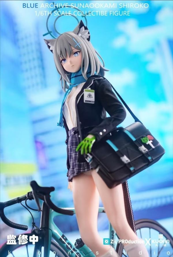 ﹝代購﹞可動  Zii.PROductionX久遠﹝蔚藍檔案﹞ 砂狼白子 1/6可動珍藏人偶系列 