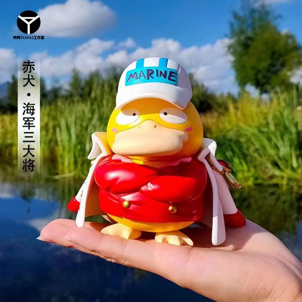﹝預購﹞GK  鴨鴨（YAYA）﹝海賊王﹞海軍三大將可達鴨系列 