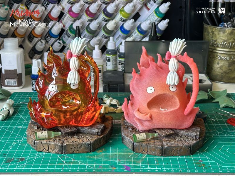 ﹝預購﹞GK 白鹿﹝宮崎駿﹞桌面款 第二彈卡西法吃頭髮場景 