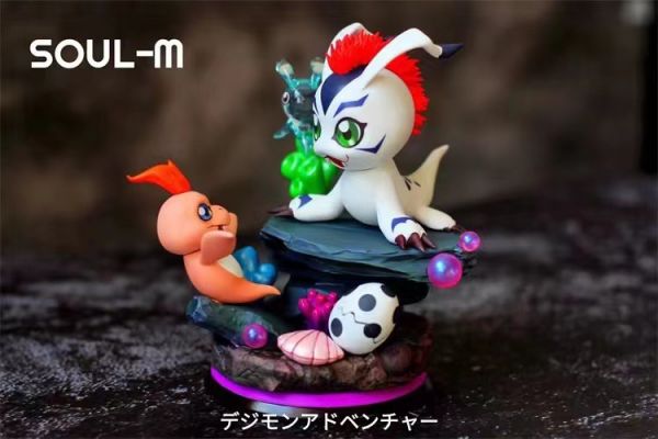 ﹝預購﹞GK   SOUL-M﹝數碼寶貝﹞數碼寶貝成長期進化小雕像第五彈(哥瑪獸) 