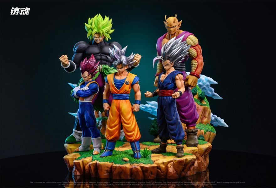 ﹝代購﹞GK   鑄魂﹝七龍珠﹞第七宇宙 超戰士 （悟空、貝吉塔、悟飯、比克、布羅利） 