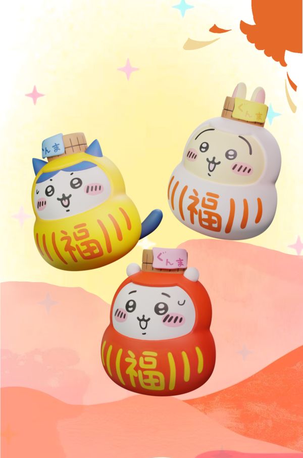 ﹝預購﹞GK 潮社﹝吉伊卡哇﹞溫泉達摩 溫泉達摩 烏薩奇/小八/吉依卡哇 