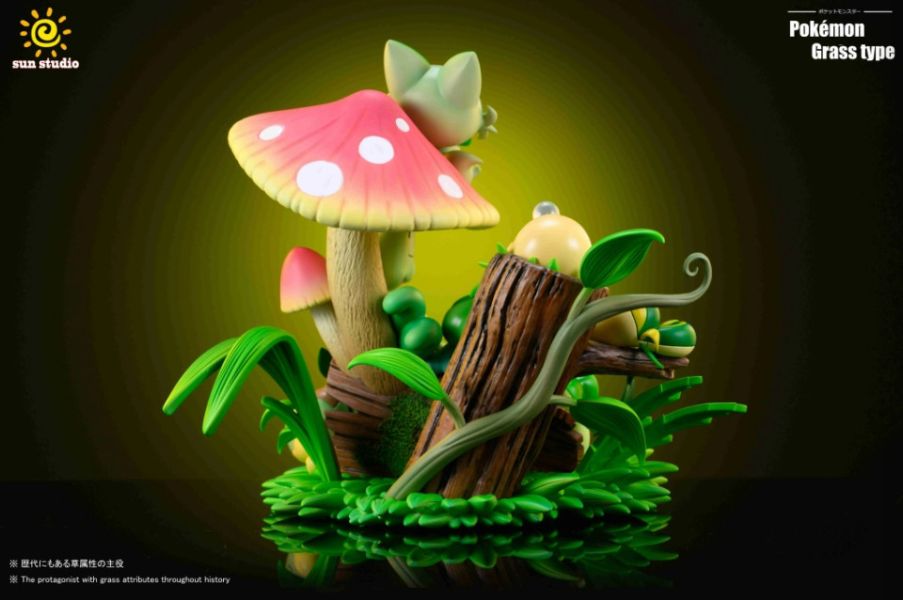 ﹝代購﹞GK   SUN﹝精靈寶可夢﹞御三家睡眠草系大家族睡覺御三家 