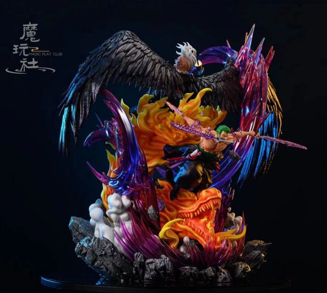 ﹝預購﹞GK   魔玩社﹝海賊王﹞週年款索隆（副皇之戰）閻王三刀龍 一百三情 飛龍侍極 