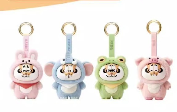 ﹝預購﹞胖虎猛虎!賣萌時-MINI搪膠毛絨系列盲盒 