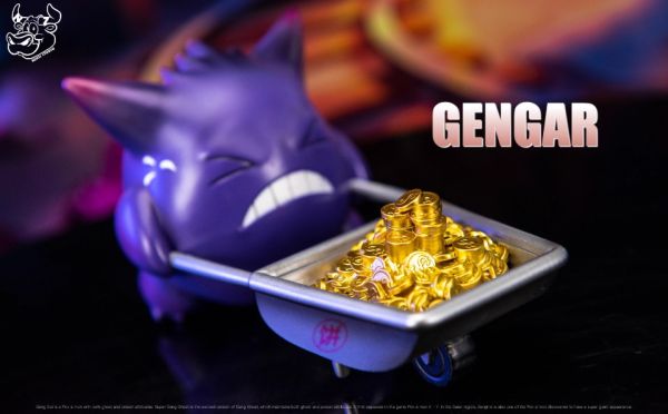 ﹝代購﹞GK   NIUZI﹝精靈寶可夢﹞耿鬼趣味系列第二彈，搬磚耿鬼 