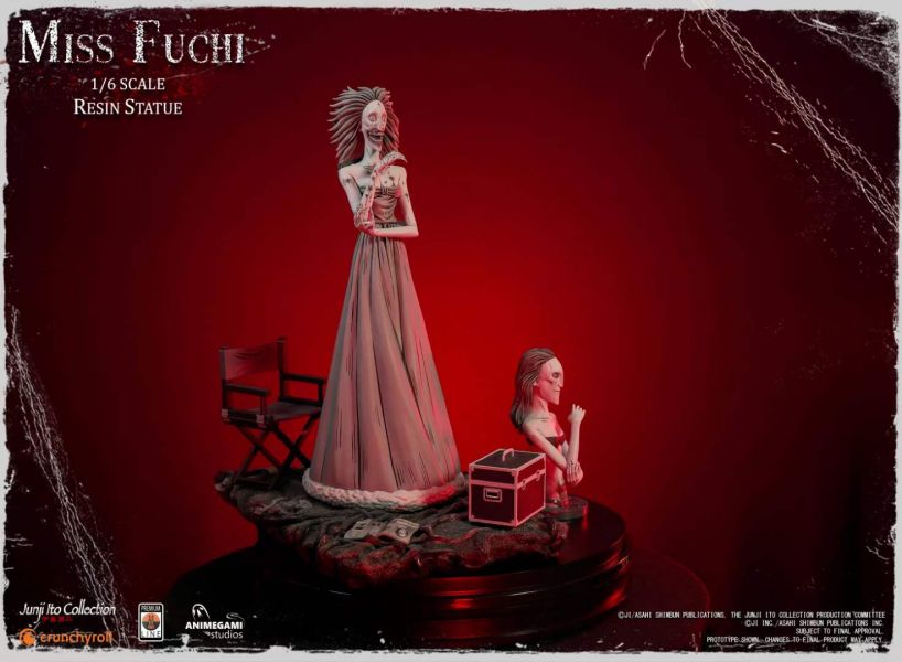 ﹝預購﹞GK   Animegami ﹝伊藤潤二﹞伊藤潤二 正版授權 淵小姐 1/6 雕像 