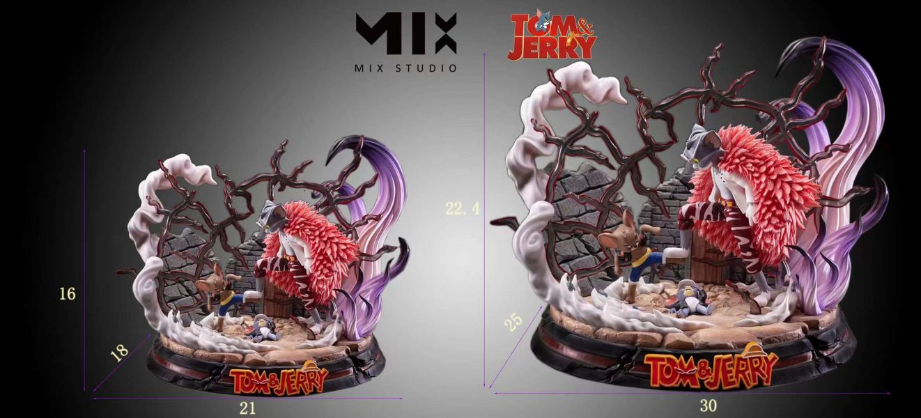 ﹝預購﹞GK  MIX﹝海賊王﹞海賊王X貓和老鼠-雷斯羅薩篇章經典打鬥場景 