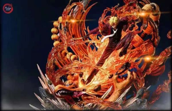﹝預購﹞GK  Fantasy幻想屋﹝海賊王﹞海賊王系列大型雕像 第二彈 山治VS Queen 