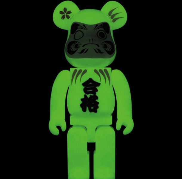 ﹝在台現貨﹞庫柏力克熊-be@rbrick 達摩合格蓄光400%&100% 