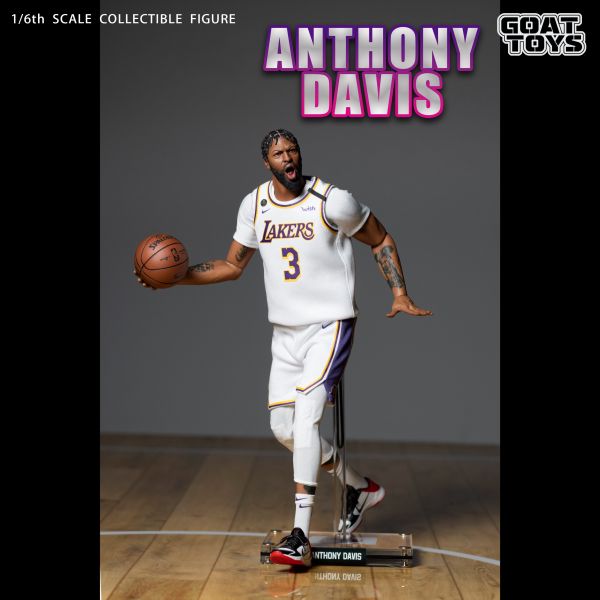 ﹝代購﹞PVC Goat Toys﹝NBA﹞濃眉哥戴維斯 湖人奪冠套裝 