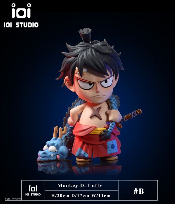 ﹝預購﹞GK  ioi﹝海賊王﹞Q版和之國系列第一彈--路飛/凱多 