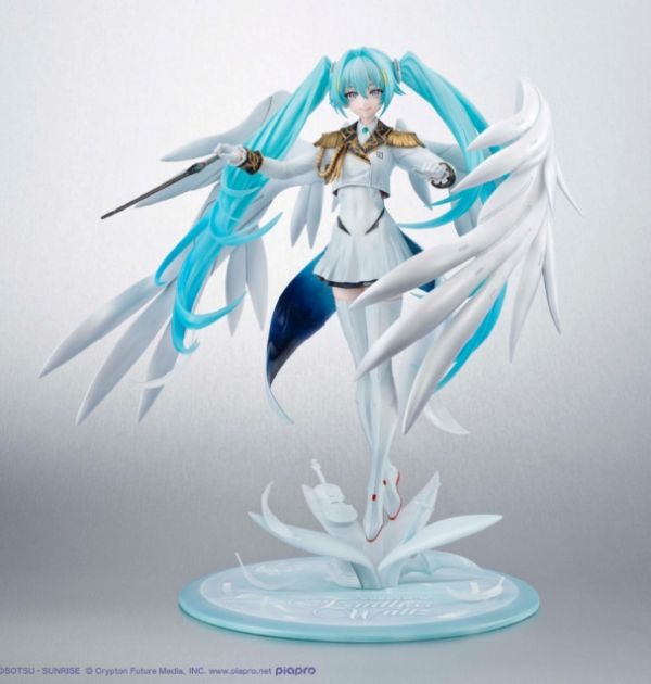 ﹝預購﹞Lucrea機動戰士鋼彈45週年×初音未來×翔翼鋼彈零式EW 